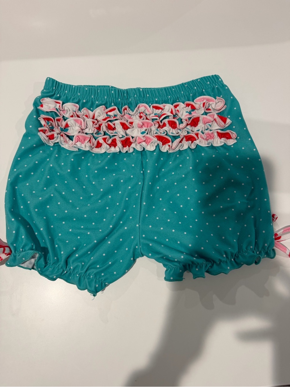 SweetHoney Back to School Girls' Red Apple Dress Set with Shorts Size 10 EUC - Picture 5 of 10